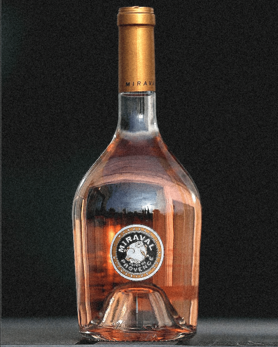 bouteille de rosé Miraval
